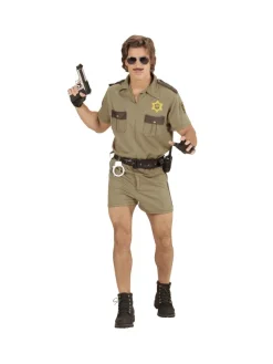 WIDMANN Policier Californien (chemise, Short, Ceinture) -WIDMANN Soldes policier californien chemise short ceinture 3