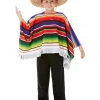 Smiffys Poncho Mexicain Enfant Multicolore