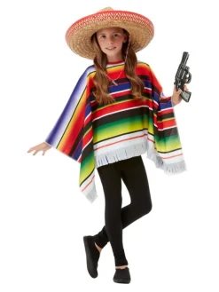 Smiffys Poncho Mexicain Enfant Multicolore -WIDMANN Soldes poncho mexicain enfant multicolore 2
