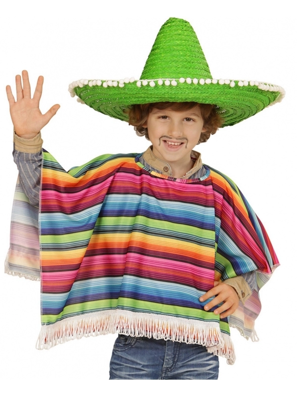 WIDMANN Poncho Mexicain Enfant 1 WIDMANN Poncho Mexicain Enfant