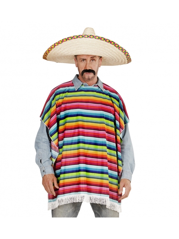 WIDMANN Poncho Mexicain Homme 1 WIDMANN Poncho Mexicain Homme