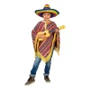 Poncho Mexicain Tequila Enfant Multicolore