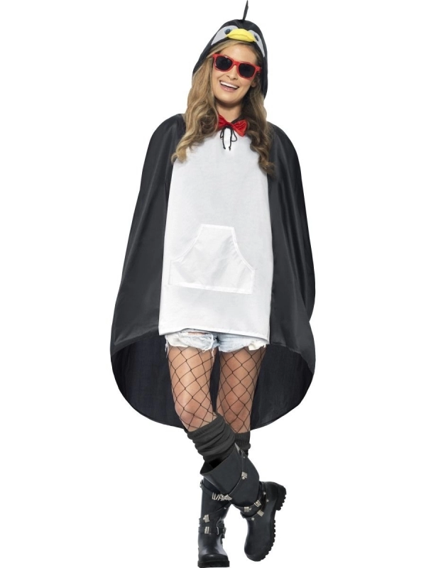 Smiffys Poncho Party Imperméable Pingouin 2 Smiffys Poncho Party Imperméable Pingouin – Image 2