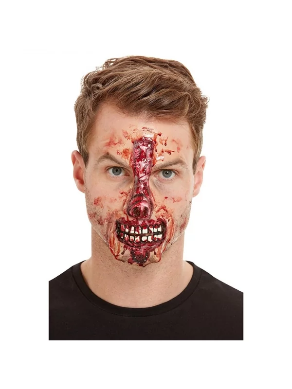 Smiffys Prothèse En Latex Nez Et Bouche Explosés 1 Smiffys Prothèse En Latex Nez Et Bouche Explosés