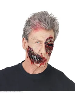 WIDMANN Prothèse Latex - Mâchoire De Zombie Avec Dents Apparentes -WIDMANN Soldes prothese latex machoire de zombie avec dents apparentes 2