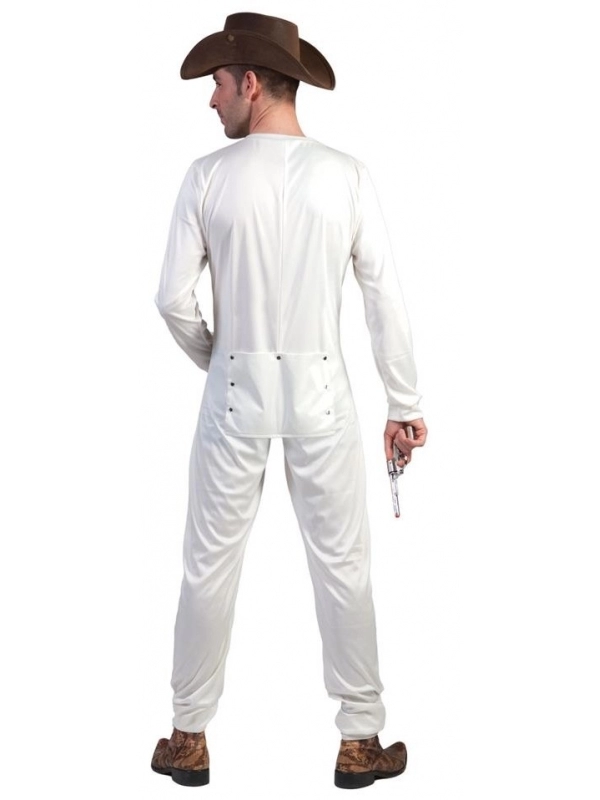 Pyjama Cowboy Blanc Pour Homme 2 Pyjama Cowboy Blanc Pour Homme – Image 2