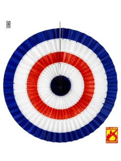WIDMANN Rosace Tricolore France - 50 Cm, Ignifugée