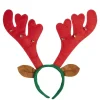 WIDMANN Serre-tête Renne De Noël Rouge Et Vert Avec Clochettes