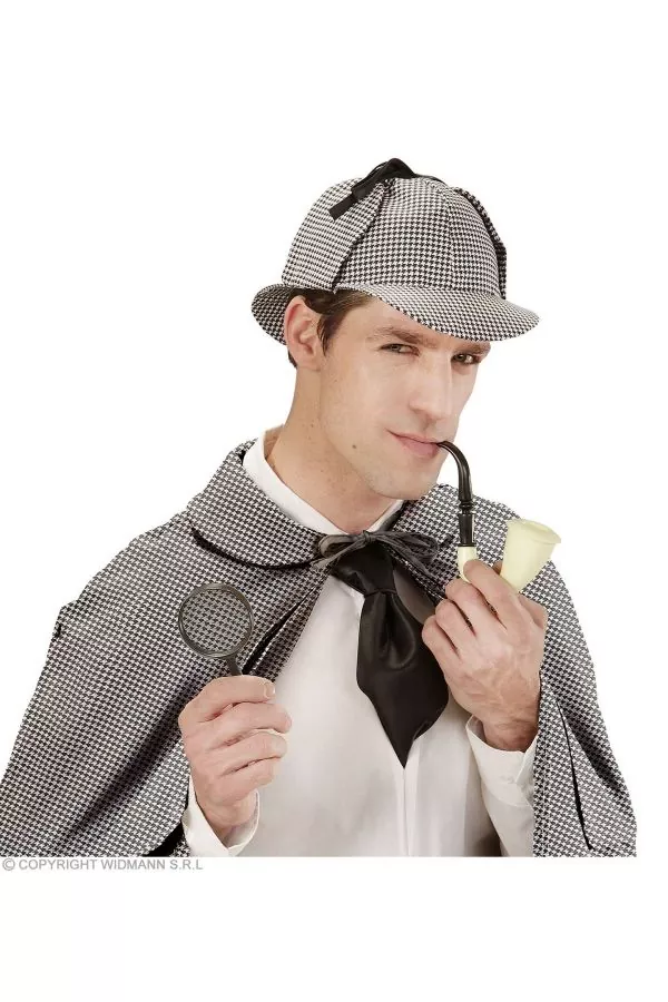 WIDMANN Set De Détective Britannique (casquette, Pipe, Loupe) 2 WIDMANN Set De Détective Britannique (casquette, Pipe, Loupe) – Image 2