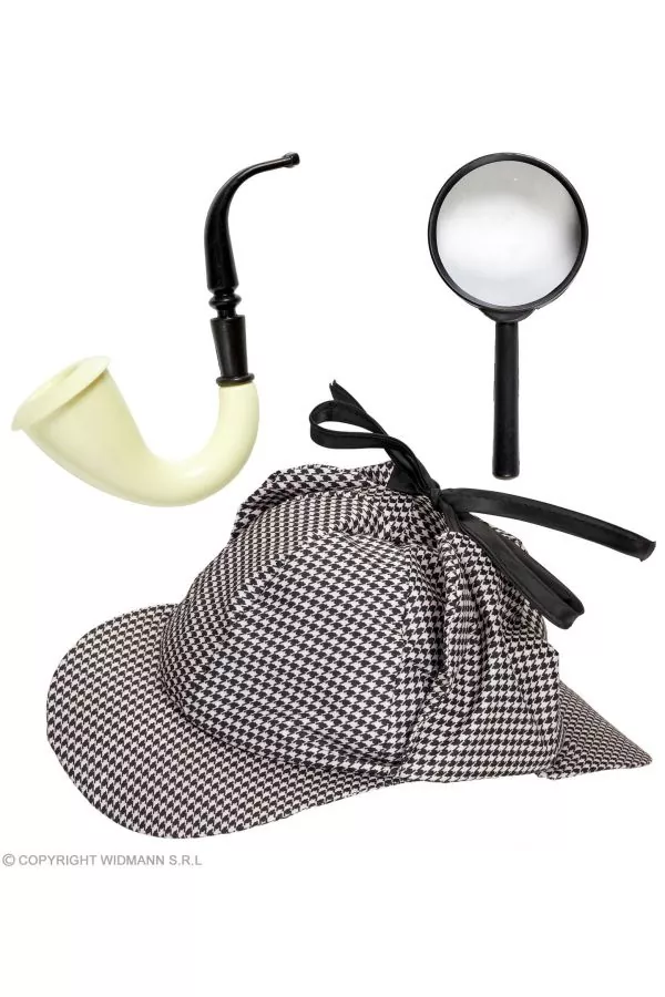 WIDMANN Set De Détective Britannique (casquette, Pipe, Loupe) 1 WIDMANN Set De Détective Britannique (casquette, Pipe, Loupe)
