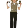Smiffys Set Explorateur Kaki Enfant (jumelles, Gilet, Chapeau, Passeport Et Insigne)