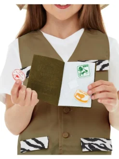 Smiffys Set Explorateur Kaki Enfant (jumelles, Gilet, Chapeau, Passeport Et Insigne) -WIDMANN Soldes set explorateur kaki enfant jumelles gilet chapeau passeport et insigne 1 1