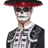 Smiffys Sombrero Dia De Los Muertos Noir Et Rouge