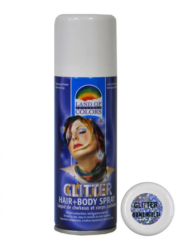 Spray Pailleté Multicolore, Cheveux Et Corps - 125 Ml 1 Spray Pailleté Multicolore, Cheveux Et Corps - 125 Ml