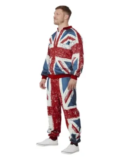 Smiffys Survêtement Union Jack Homme (veste Et Pantalon) -WIDMANN Soldes survetement union jack homme veste et pantalon 2