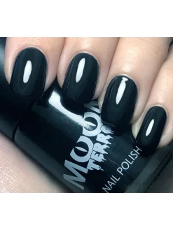 Smiffys Vernis à Ongles Noir Intense Halloween