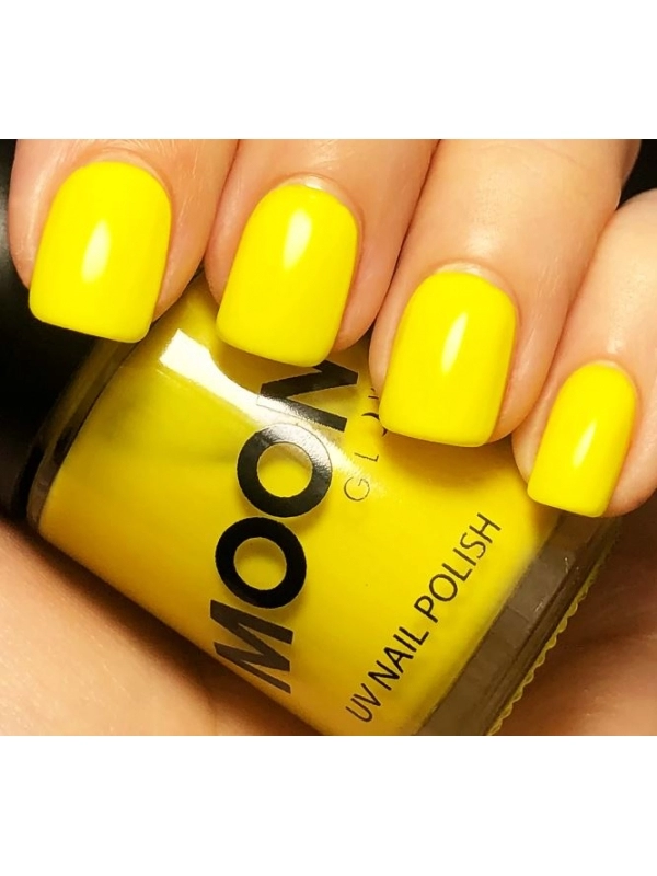Smiffys Vernis à Ongles UV Fluo Jaune - Moon Créations 1 Smiffys Vernis à Ongles UV Fluo Jaune - Moon Créations