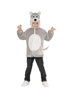 WIDMANN Veste Peluche à Capuche Avec Tête De Loup