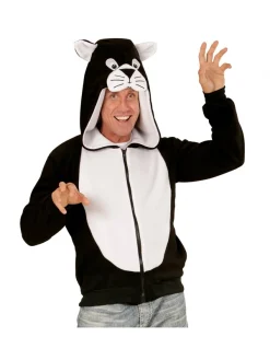 WIDMANN Veste Polaire Avec Capuche Tête De Chat Adulte -WIDMANN Soldes veste polaire avec capuche tete de chat adulte 3