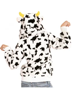 WIDMANN Veste Polaire Avec Capuche Tête De Vache Pour Adulte -WIDMANN Soldes veste polaire avec capuche tete de vache pour adulte 3