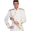 Veste Prince Charmant Blanche Et Or Homme