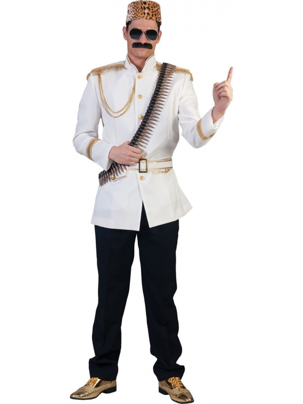 Veste Prince Charmant Blanche Et Or Homme 3 Veste Prince Charmant Blanche Et Or Homme – Image 3