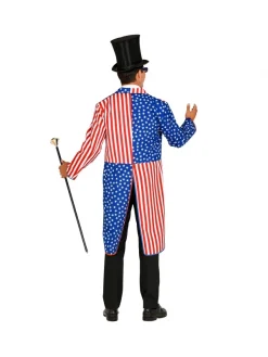 WIDMANN Veste Queue De Pie Homme, Couleurs Drapeau USA 7 WIDMANN Veste Queue De Pie Homme, Couleurs Drapeau USA -WIDMANN Soldes veste queue de pie homme couleurs drapeau usa 3